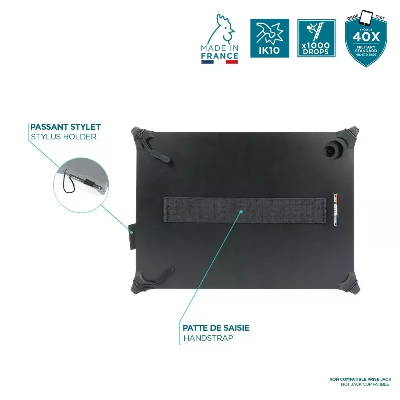 Mobilis Resist apsauginis dėklas Samsung Tab A9+ (27,9 cm / 11 inch) juodas