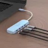 USB-C stotelė j5create JCH345EC-N 4 prievadų Type-C Gen 2 10000 Mbit/s