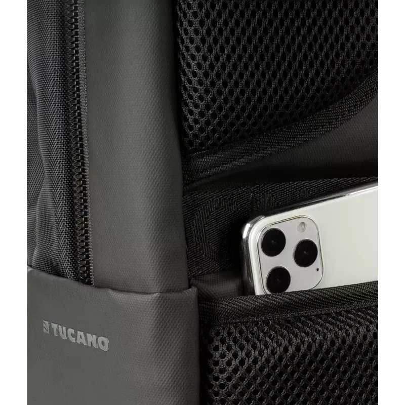 Kuprinė Tucano Marte Gravity Black Fabric, skirta 15,6 inch nešiojamam kompiuteriui