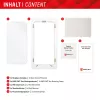 Displex ekrano apsauginis stiklas (10H), skirtas „Xiaomi Redmi Note 12 Pro(+) 5G“, su Eco montavimo rėmeliu, atsparus įbrėžimams