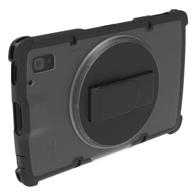 Dėklas planšetei Gamber-Johnson InfoCase FM-SNP-ET4X8-RHS, skirtas Zebra ET40/ET45, 20,3 cm (8 colių), permatomas juodas