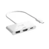 Adapteris j5create JCA399 USB-C® į HDMI™ 4K144Hz ir USB™ 3.2 su Power Delivery 100W, juoda
