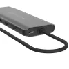 j5create JCD398 USB-C dvigubas 4K HDMI 10Gbps mini dokas, juodas