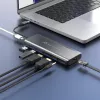 j5create JCD398 USB-C dvigubas 4K HDMI 10Gbps mini dokas, juodas