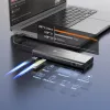 j5create JCD398 USB-C dvigubas 4K HDMI 10Gbps mini dokas, juodas