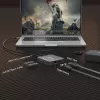 j5create JCD3191 4K60 Elite USB-C® kelioninis adapteris, pilkas