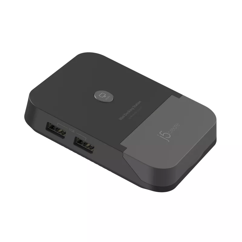 j5create JCD620 mini dokavimo stotelė, skirta Nintendo Switch™, juoda
