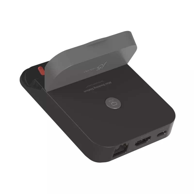 j5create JCD620 mini dokavimo stotelė, skirta Nintendo Switch™, juoda