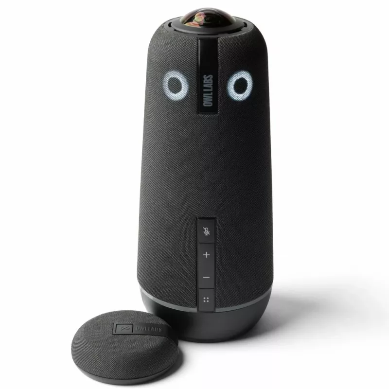 Owl Labs Meeting Owl 4+ su išplėtimo mikrofonu – iki 8 metrų garso diapazonas didesnėse patalpose