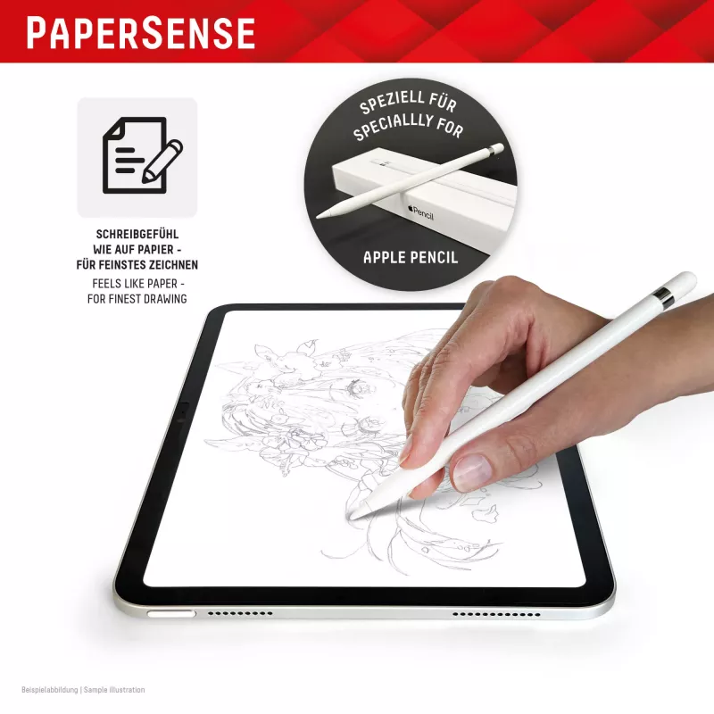 Displex TABLET PAPERSENSE apsauginė plėvelė iPad Pro 11'' (2025/2024), nuimama rašymo ir piešimo plėvelė su popieriaus pojūčiu