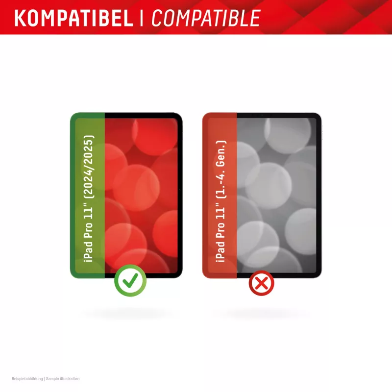 Displex TABLET PAPERSENSE apsauginė plėvelė iPad Pro 11'' (2025/2024), nuimama rašymo ir piešimo plėvelė su popieriaus pojūčiu