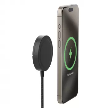 mophie Qi2 belaidis magnetinis kroviklis 15 W, juodas