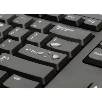Kensington KB100 EQ laidinė viso dydžio klaviatūra USB membrana QWERTZ