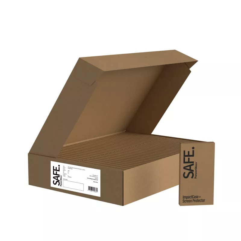 PanzerGlass SAFE. 2-in-1 komplektas Samsung Galaxy S24 – grūdintas stiklas + TPU nugarėlė, skaidrus, 50 vnt.