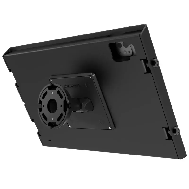 Sieninis dėklas Compulocks Apex iPad Air M2 13 colių (2024) su pasukamu laikikliu, juodas, tinka A2898/A2903/A2904