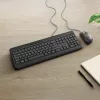 Incase Designed by Microsoft Wired Desktop 600 – Pilno dydžio klaviatūra su pele, USB, QWERTY itališkas, juoda