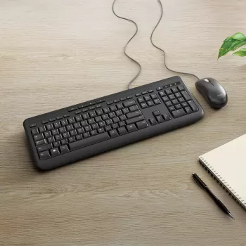 Incase Designed by Microsoft Wired Desktop 600 klaviatūra su pele, laidinis, USB, QWERTY JK anglų, juoda