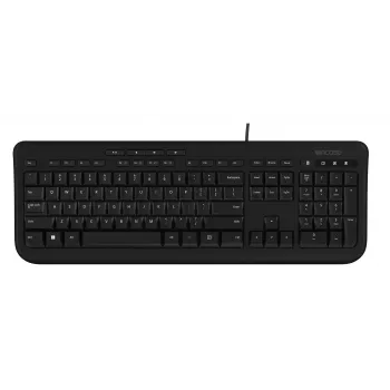Vielinė pilno dydžio klaviatūra Incase Designed by Microsoft Wired 600 — USB, QWERTY, JK anglų, juoda