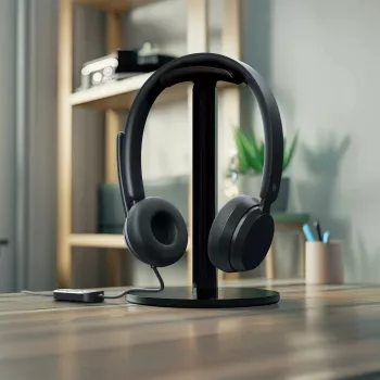Incase Designed by Microsoft Modern USB-C ausinės laidinės, juodos