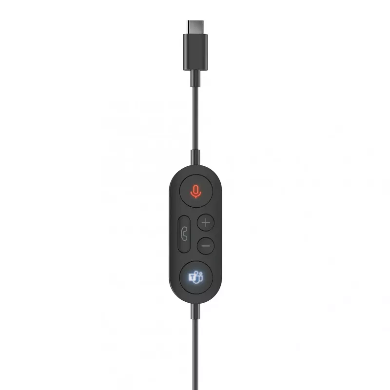 Incase Designed by Microsoft Modern USB-C ausinės laidinės, juodos