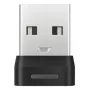 USB imtuvas SHOKZ Loop120 Adapter plastikas nerūdijantis plienas juodas