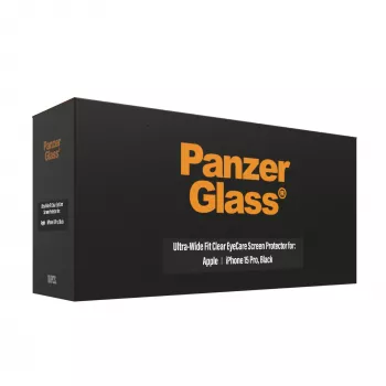 PanzerGlass EyeCare Apsauginis stiklas iPhone 15 Pro Ultra-Wide Fit Atsparus smūgiams