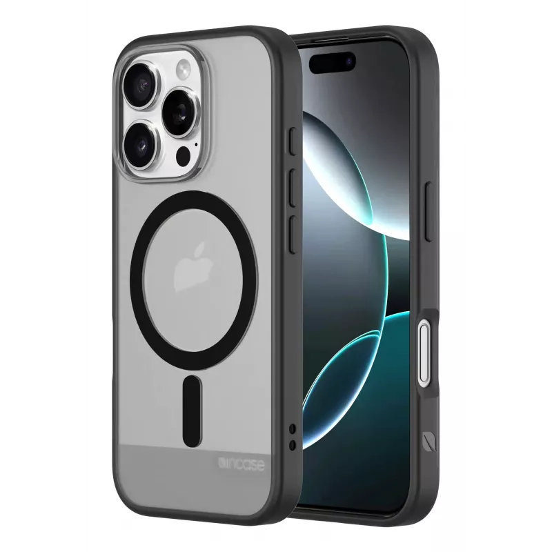 Incase INPH190402-BLK Slim dėklas telefonui iPhone 16 Pro, MagSafe, juodas