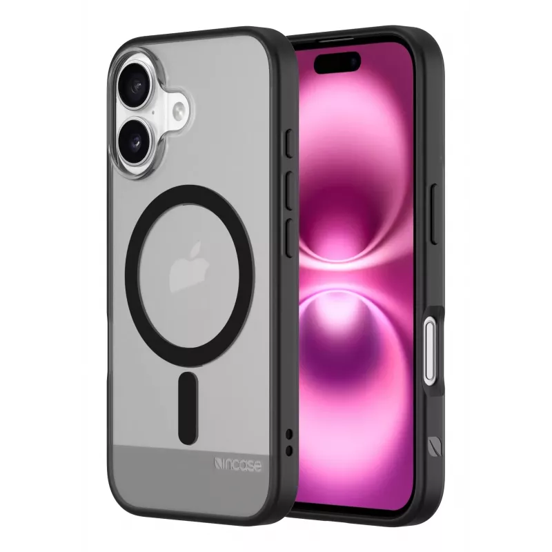 Incase INPH190401-BLK mobiliojo telefono dėklas 15,5 cm (6,1 colio) Juodas, permatomas