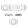 j5create Qi2 3 viename Magnetinė Kelioninė Belaidė Įkrovimo Stotelė Vidaus Naudojimui USB Greitas Įkrovimas Balta