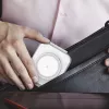 j5create Qi2 3 viename Magnetinė Kelioninė Belaidė Įkrovimo Stotelė Vidaus Naudojimui USB Greitas Įkrovimas Balta