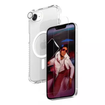 PanzerGlass CRNCHFUG29845 mobilaus telefono ekrano ir galinės dalies apsauga Apple iPhone 16E, 1 vnt.