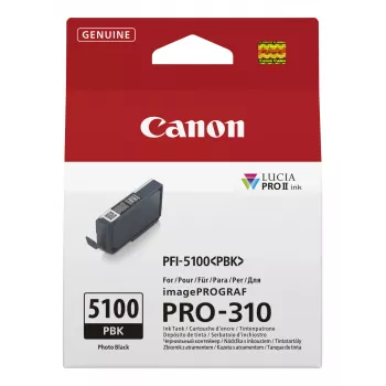 Canon PFI-5100 PBK originali fotodažų kasetė (1 vnt.) – foto juoda