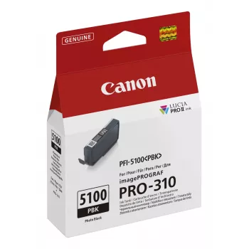 Canon PFI-5100 PBK originali fotodažų kasetė (1 vnt.) – foto juoda