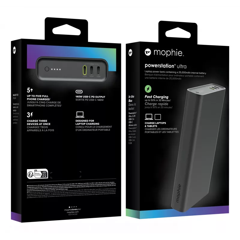 Nešiojamas įkroviklis Mophie Powerstation Ultra - 25000 mAh