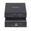 „StarTech.com“ HDMI KVM praplėtimo rinkinys per IP tinklą, 4K 60Hz, be tvarkyklių, HDMI ir USB per Ethernet/CAT6, AVoIP, siųstuvas ir imtuvas su montavimo komplektais