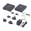„StarTech.com“ HDMI KVM praplėtimo rinkinys per IP tinklą, 4K 60Hz, be tvarkyklių, HDMI ir USB per Ethernet/CAT6, AVoIP, siųstuvas ir imtuvas su montavimo komplektais