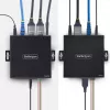 „StarTech.com“ HDMI KVM praplėtimo rinkinys per IP tinklą, 4K 60Hz, be tvarkyklių, HDMI ir USB per Ethernet/CAT6, AVoIP, siųstuvas ir imtuvas su montavimo komplektais