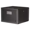 Sieninis 19 colių stelažas ROLINE Pro 7U 600x600 mm, juodas, su raktu, IP20