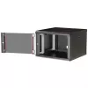 Sieninis 19 colių stelažas ROLINE Pro 7U 600x600 mm, juodas, su raktu, IP20
