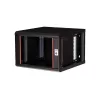 Sieninis 19 colių stelažas ROLINE Pro 7U 600x600 mm, juodas, su raktu, IP20