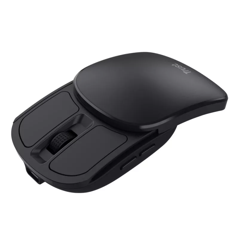 Belaidė pelė TRUST Travel Ambidextrous RF Wireless 2400 DPI, 6 mygtukai, juoda