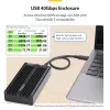 StarTech.com USB4 M.2 NVMe korpusas, 40Gbps, išorinis USB-C/Thunderbolt NVMe SSD korpusas, aliumininis radiatoriaus korpusas, B+M/M-Key