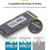 StarTech.com USB4 M.2 NVMe korpusas, 40Gbps, išorinis USB-C/Thunderbolt NVMe SSD korpusas, aliumininis radiatoriaus korpusas, B+M/M-Key