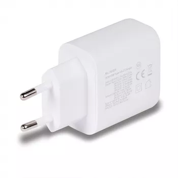 Lindy 73424 universalus greitasis kroviklis 30W USB Type-C ir Type-A, balta