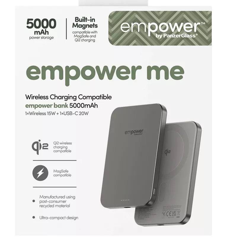 Power Bank PanzerGlass empower by empower Bank 5000mAh Titanium