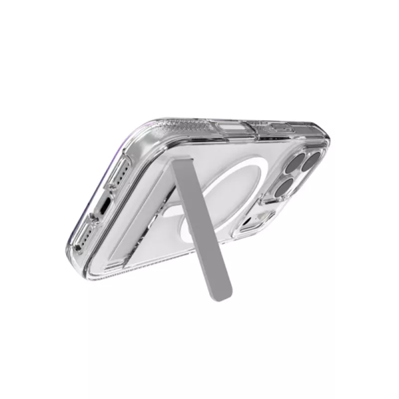 Dėklas ZAGG Crystal Palace Snap Kickstand Case skaidrus, skirtas Apple iPhone 17 Pro