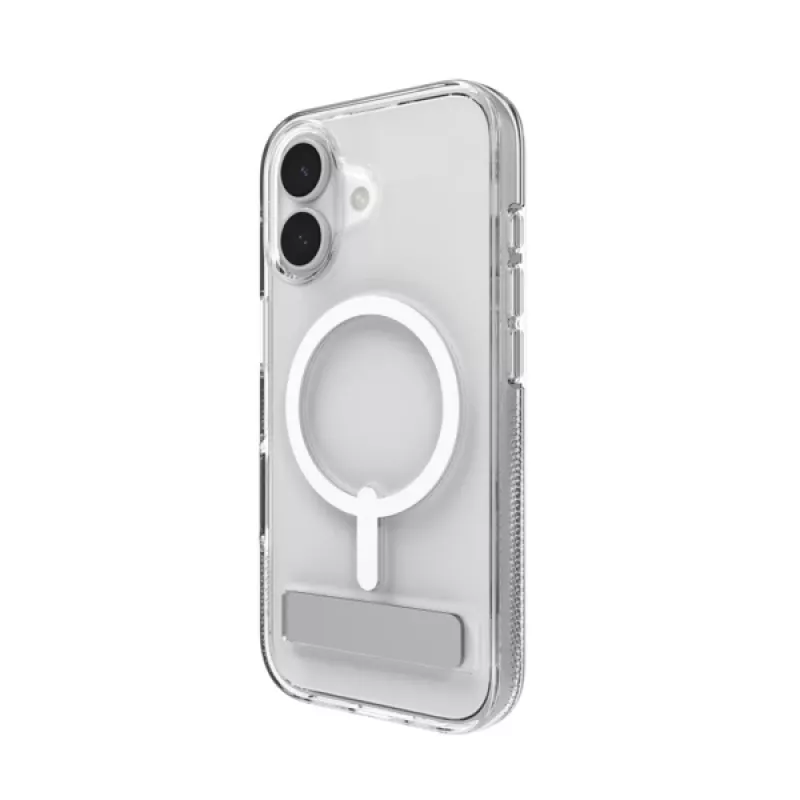 Dėklas ZAGG Crystal Palace Snap Kickstand Case Apple iPhone 17 permatomas