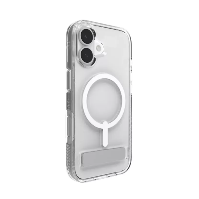 Dėklas ZAGG Crystal Palace Snap Kickstand Case Apple iPhone 17 permatomas