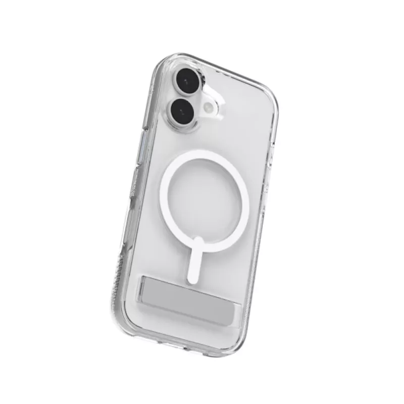 Dėklas ZAGG Crystal Palace Snap Kickstand Case Apple iPhone 17 permatomas