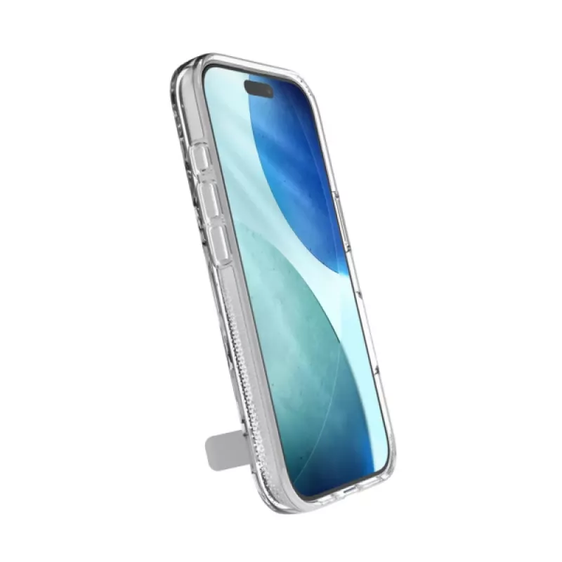 Dėklas ZAGG Crystal Palace Snap Kickstand Case Apple iPhone 17 permatomas
